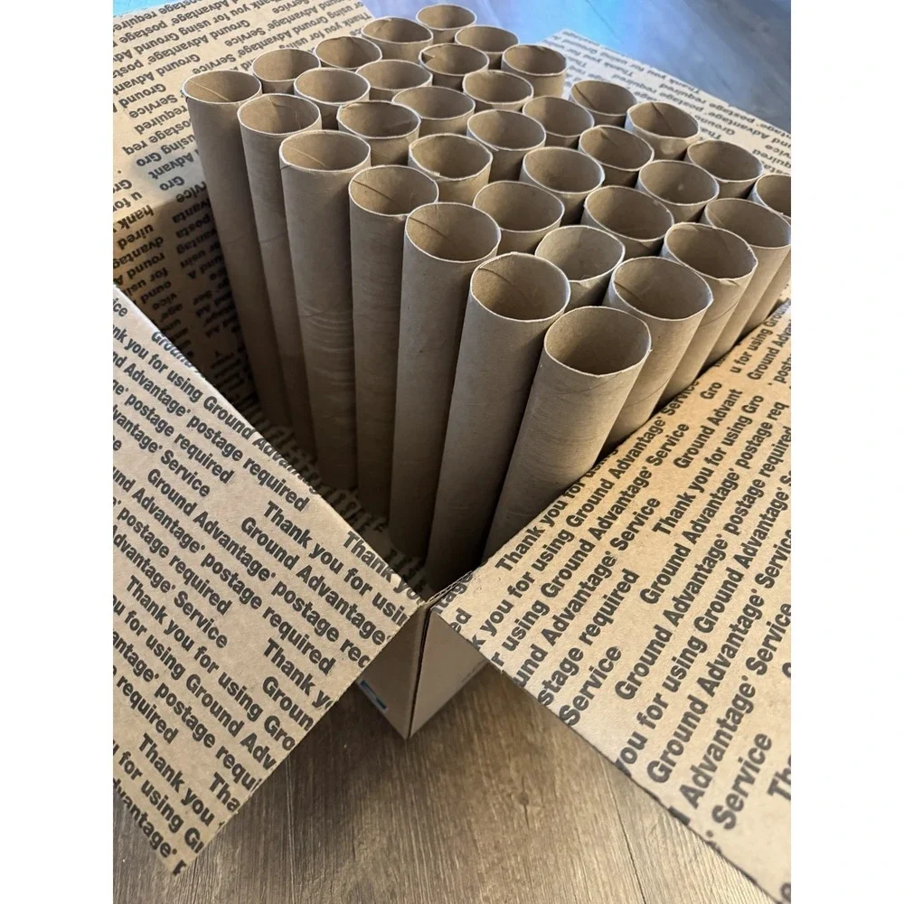 35 Empty Clean Paper Towel Rolls Tube School Church Art Crafts Projects Supplies